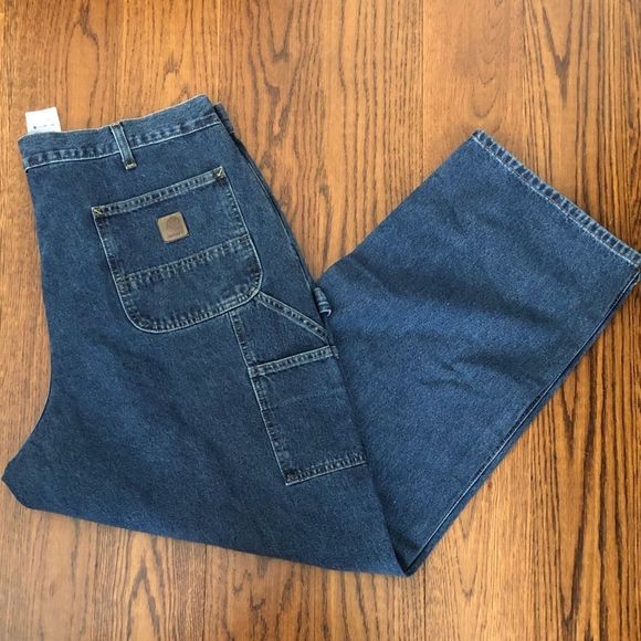 CARHARTT Mens Original Loose Fit Denim Jeans 42 x 32 NWT - Picture 5 of 10